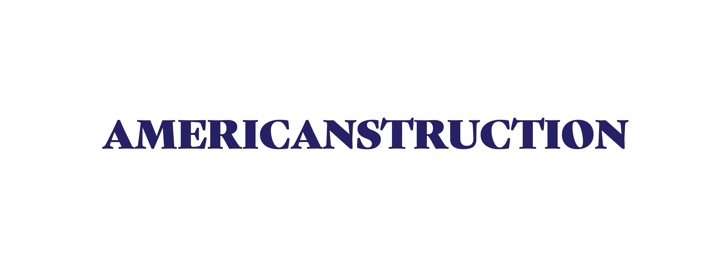 Americanstruction Wordmark Logo